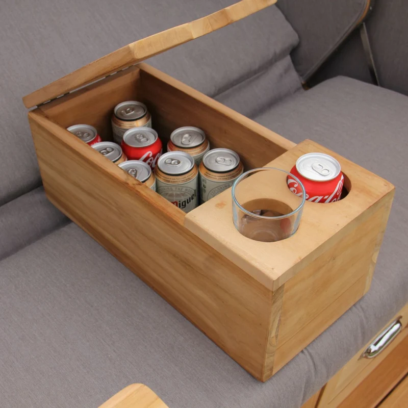 Strandkorb Mittelarmlehne | Teak