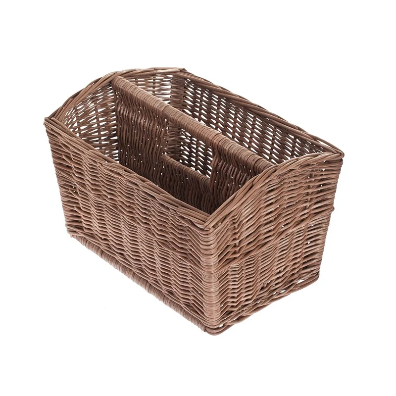 Givora wicker magazine basket with handle TheWickerStories