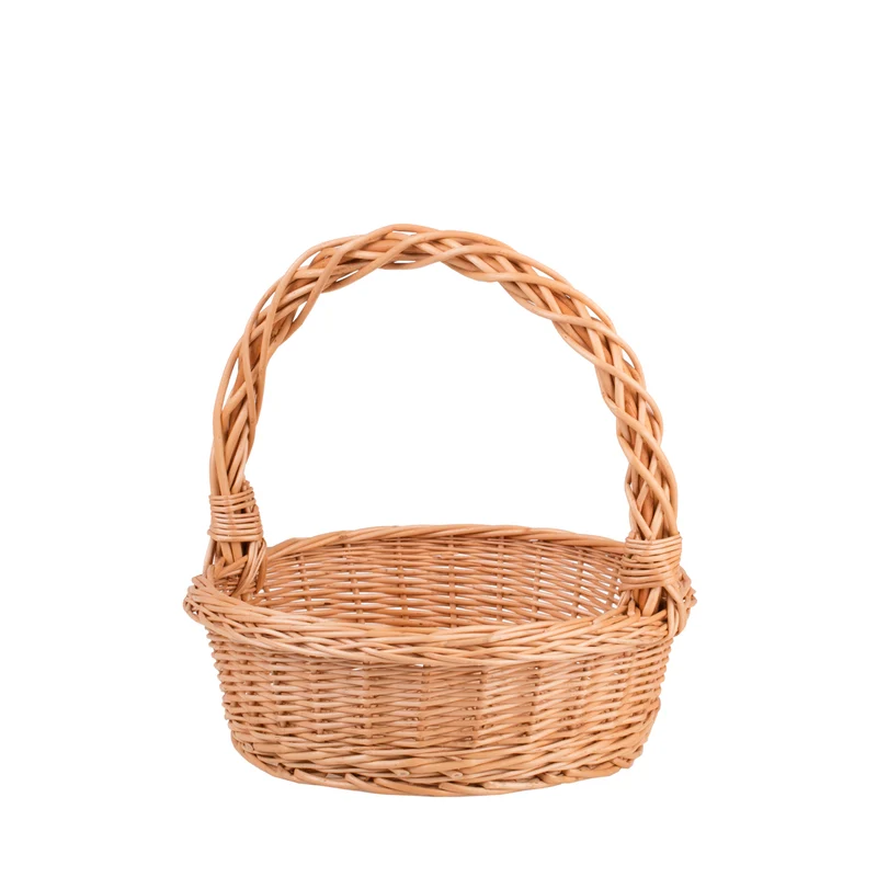 Zalvina wicker gift basket for special occasions with handle TheWickerStories