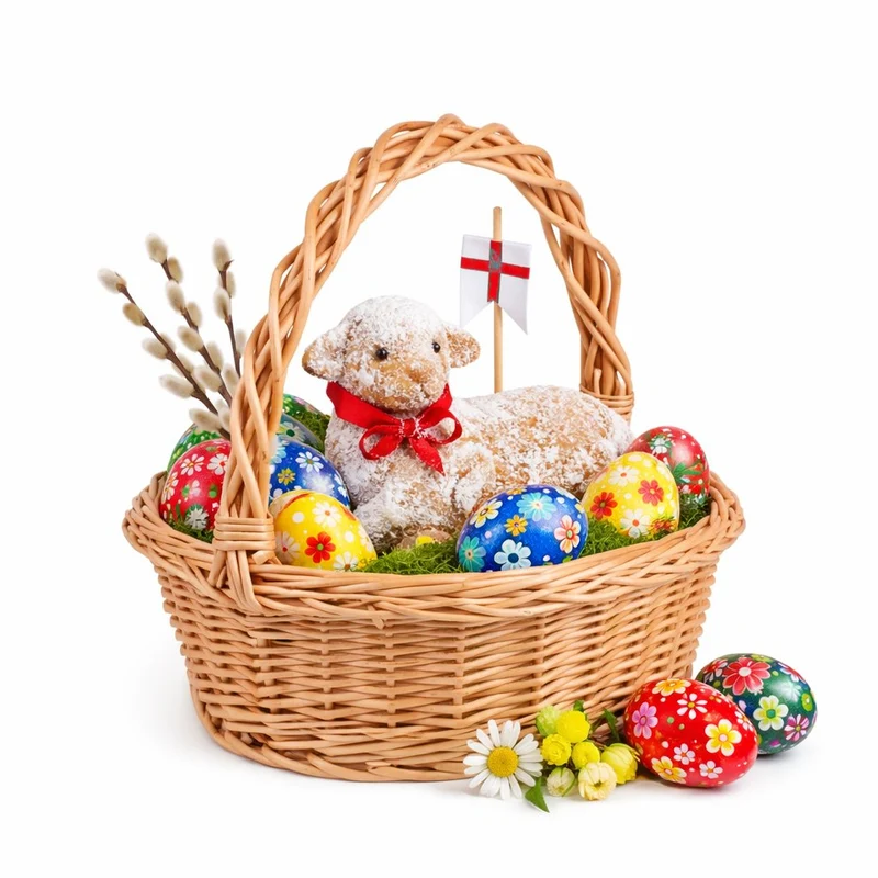 Zalvina wicker gift basket for special occasions with handle TheWickerStories