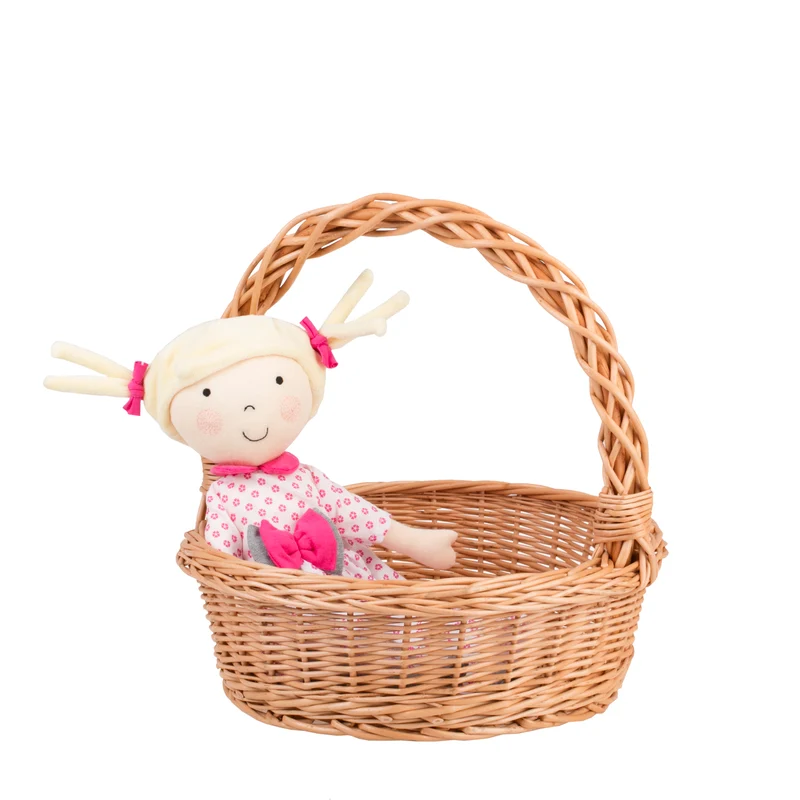 Zalvina wicker gift basket for special occasions with handle TheWickerStories