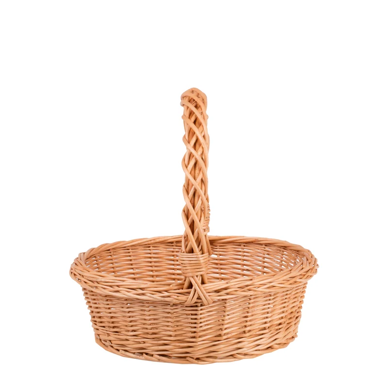 Zalvina wicker gift basket for special occasions with handle TheWickerStories