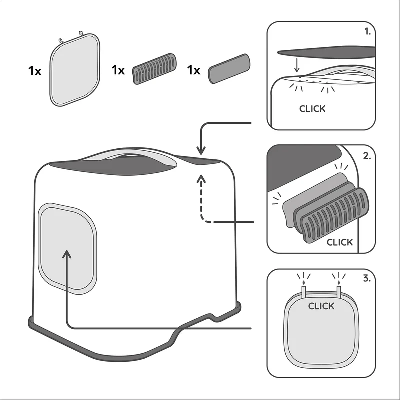 Katzentoilette Bea SplashGuard Pro