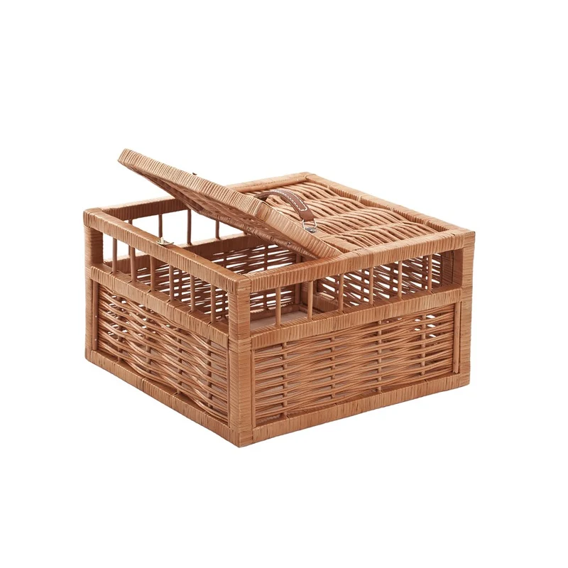 Tulipa wicker dovecote, pigeon transport basket, lockable transport cage TheWickerStories
