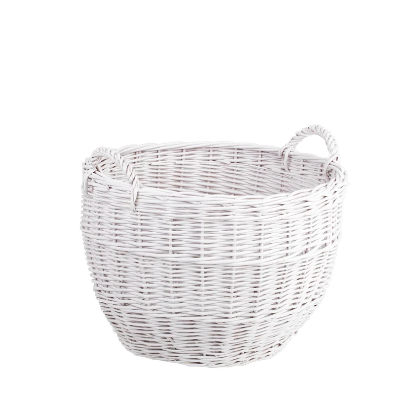 Viloria wicker basket for harvesting and storage, with handles TheWickerStories