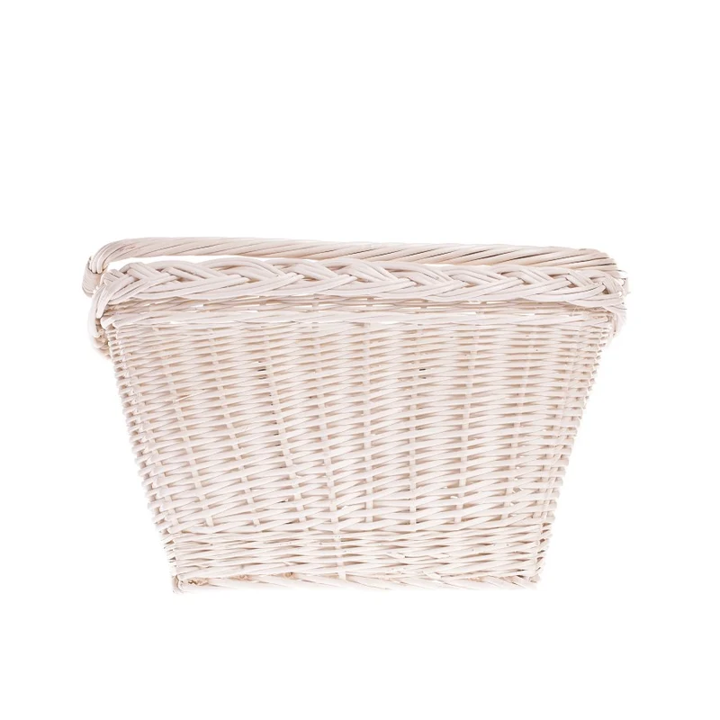 Magnus wicker basket for bike, bike basket with hooks TheWickerStories