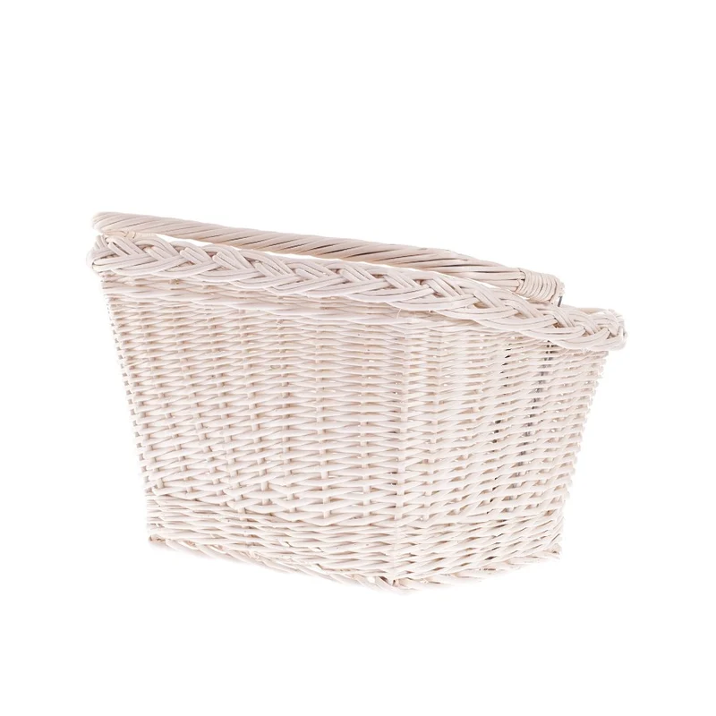 Magnus wicker basket for bike, bike basket with hooks TheWickerStories