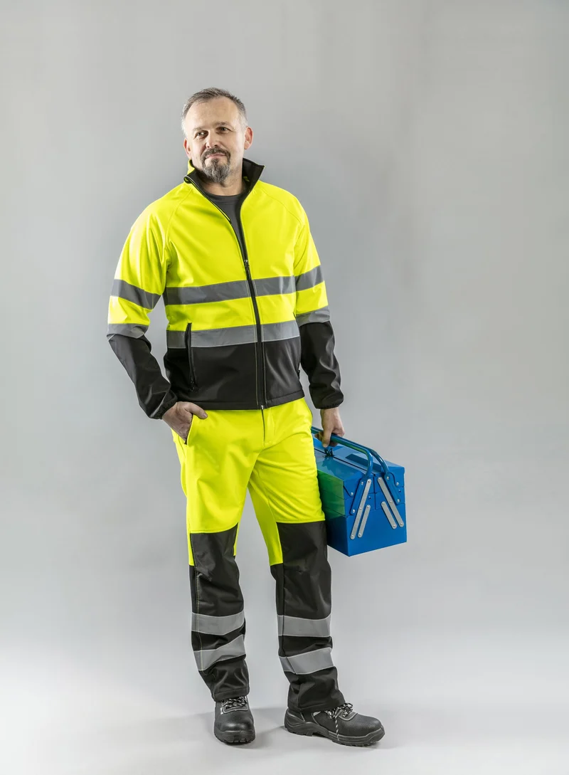 EXTER Kurtka ostrzegawcza softshell
