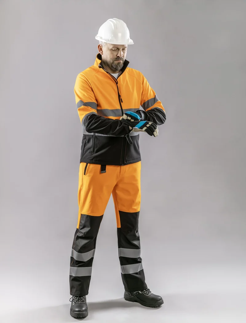 EXTER Kurtka ostrzegawcza softshell