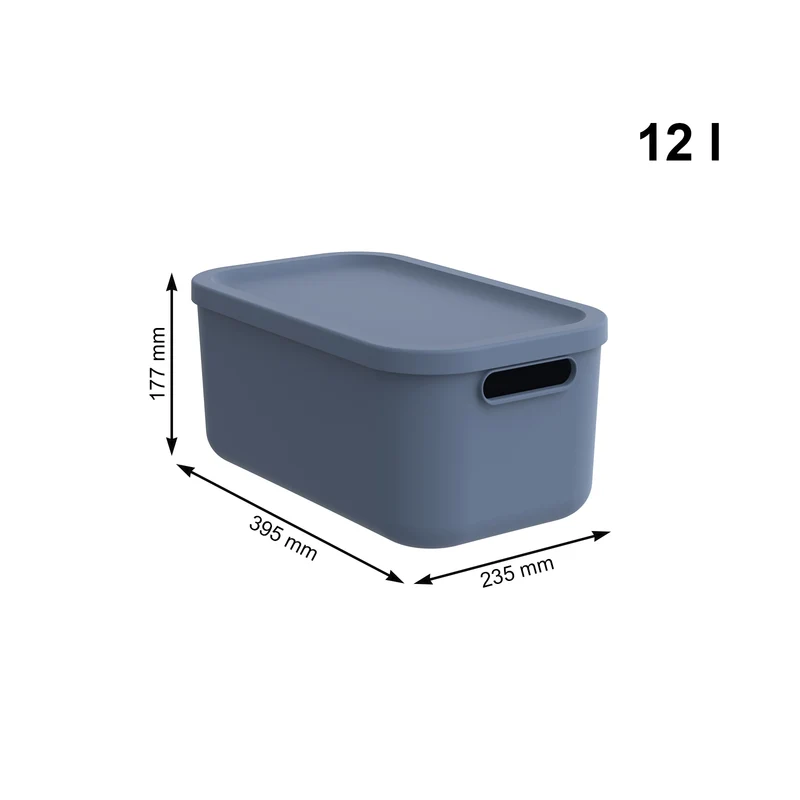 Aufbewahrungsbox 12 l 2er Set ALBULA LIGHT