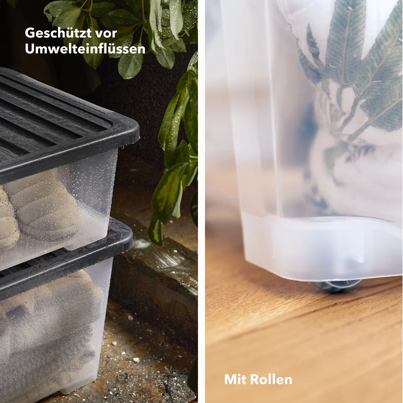 Set Boxen mit Deckel 65 l, 4 tlg. CORE PRO