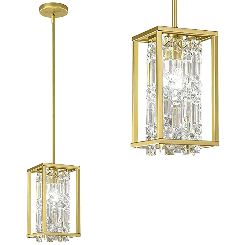 Kristall Deckenlampe Gold APP1111-1CP