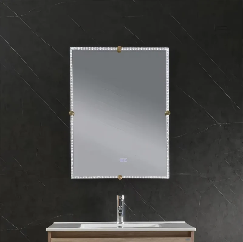 Rechteckiger Spiegel mit edlem Rahmen – 60 x 80 cm