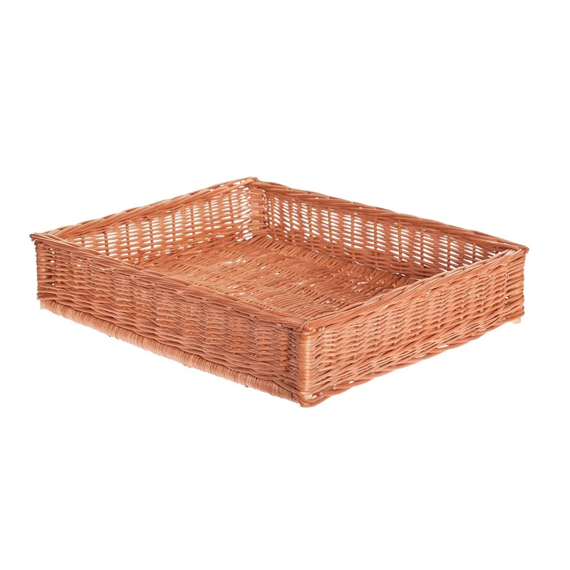 Jovar wicker box, basket for shelf and rack, wicker display storage basket TheWickerStories
