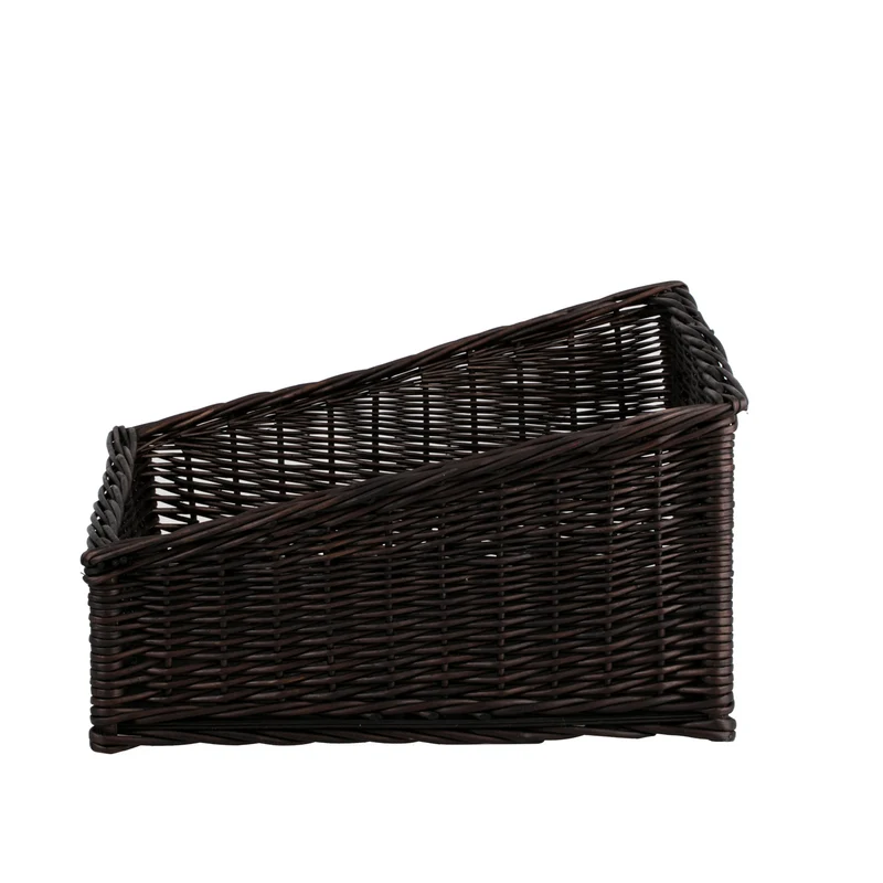 Tilda wicker display basket for bread and fruit TheWickerStories