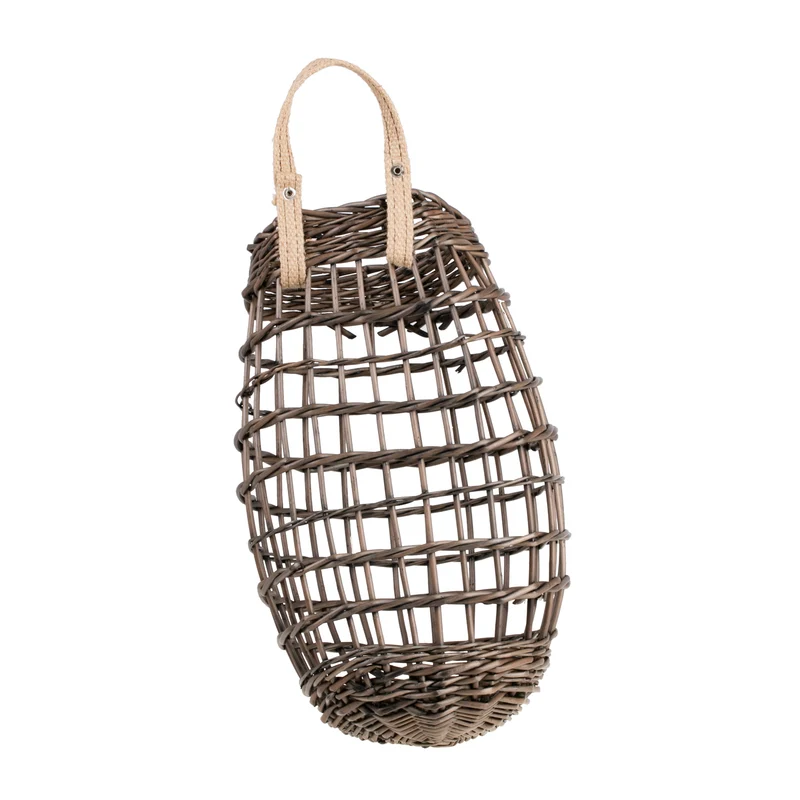 Talwin wicker presentation basket for product display, with jute handle TheWickerStories