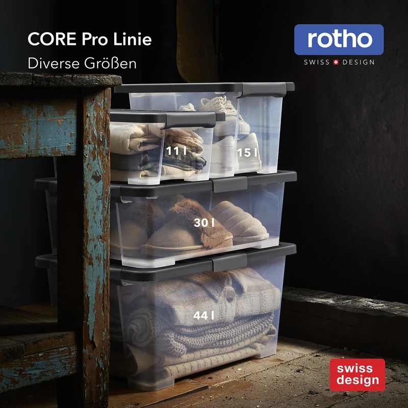 Boxen-Set - 4-teilig 30l CORE Pro