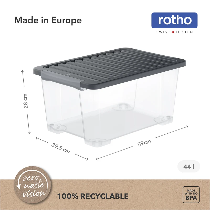 Boxen Set - 4teilig - 44l CORE Plus