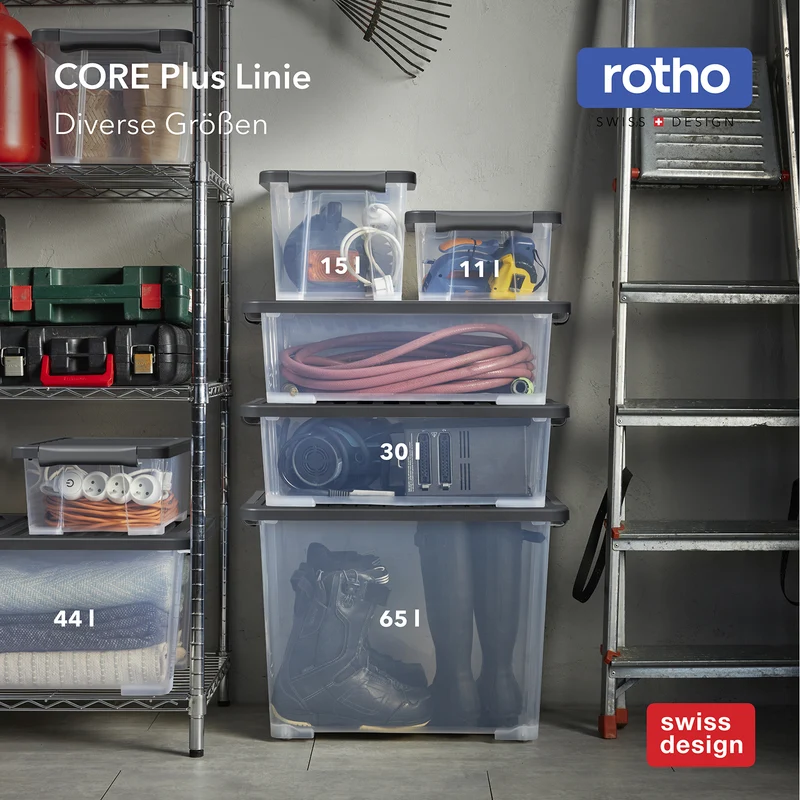 Boxen Set - 4teilig - 44l CORE Plus