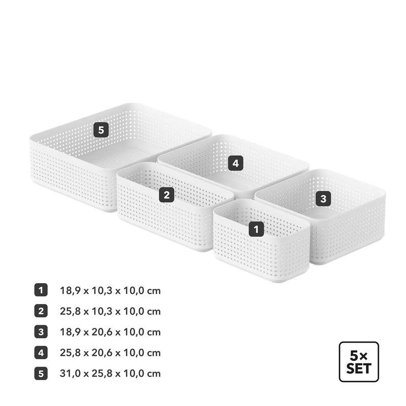 Starter Set Small Organizers -5-teilig | WOP