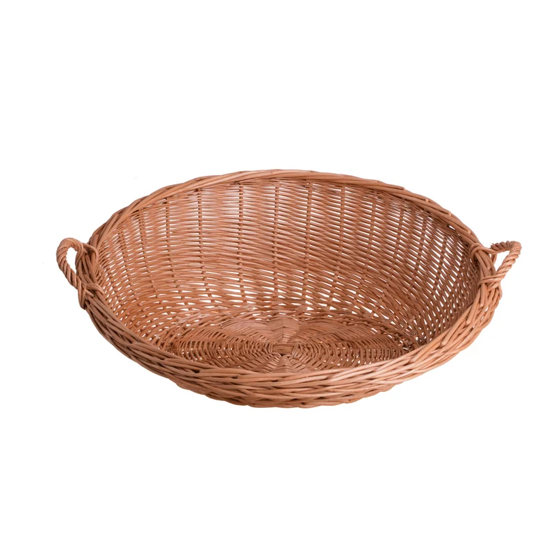 Tivorius round wicker tray, display basket, pastry basket TheWickerStories