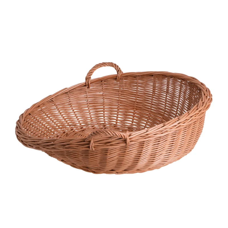 Tivorius round wicker tray, display basket, pastry basket TheWickerStories