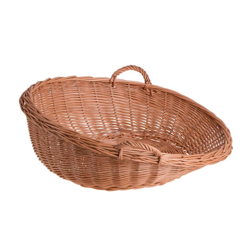 Tivorius round wicker tray, display basket, pastry basket TheWickerStories