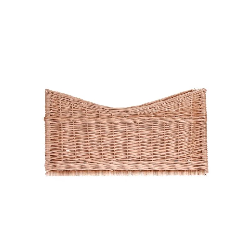 Felloria wicker firewood basket with handles TheWickerStories
