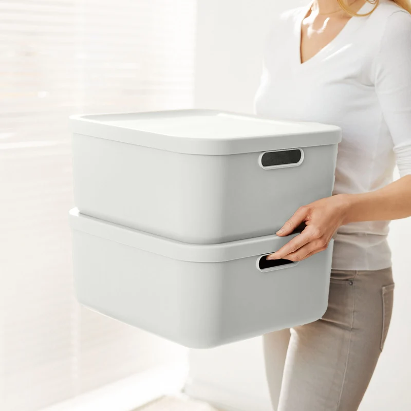 Aufbewahrungsboxen-Set 3tlg. 2x 20l und 55l ALBULA LIGHT