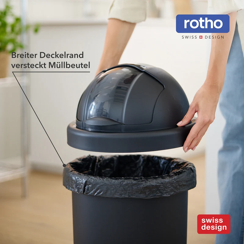 Set Mülleimer 2 tlg. ROLL BOB