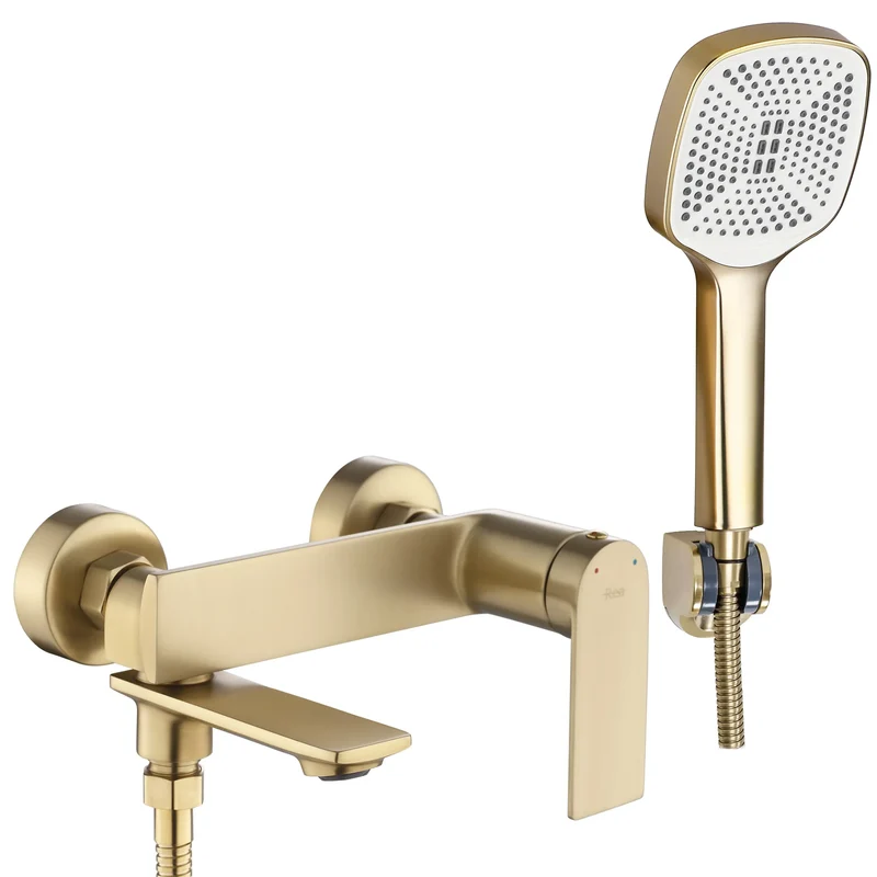 Badewannenarmatur Storm Gold Matt