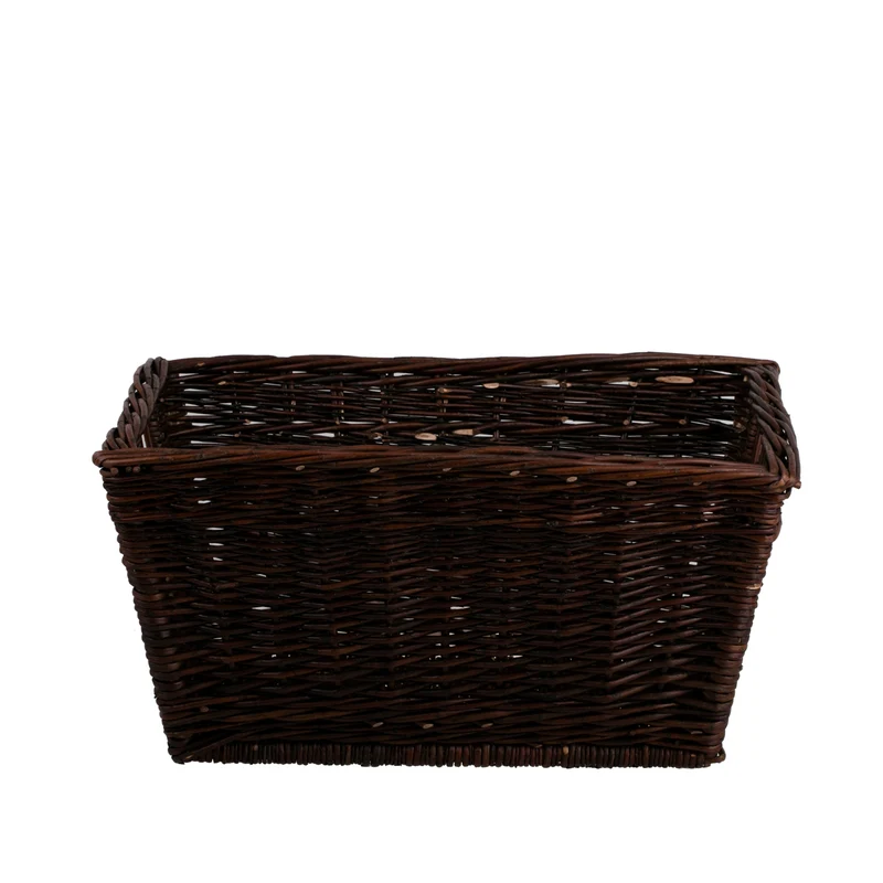 Formelia wicker firewood basket with handles TheWickerStories