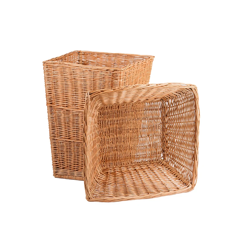 Tolaria wicker display basket for showcasing products in store TheWickerStories