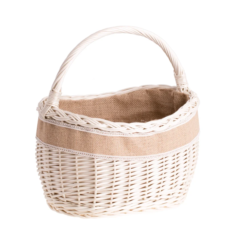 Wavellia wicker shopping basket with jute trim and handle TheWickerStories