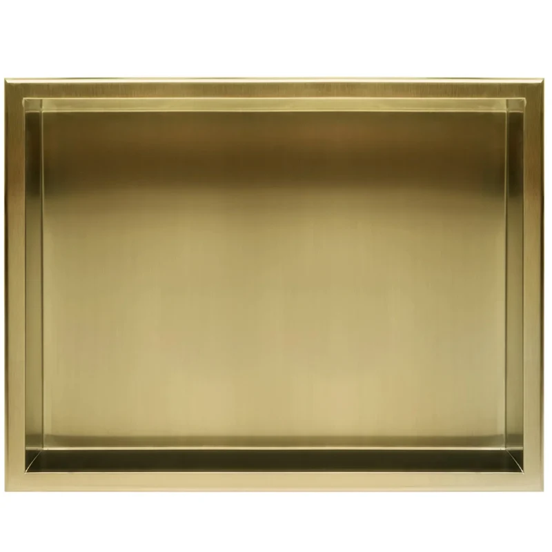 Unterputzregal Matt Gold 30x60x10cm