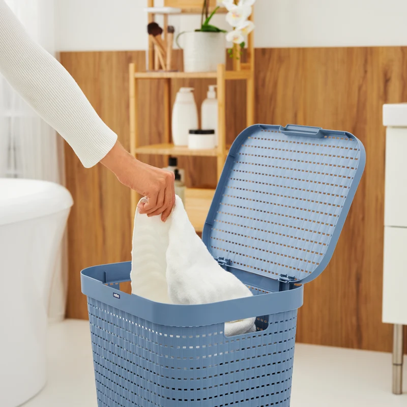 2er Set Wäschesammler 55 l COUNTRY