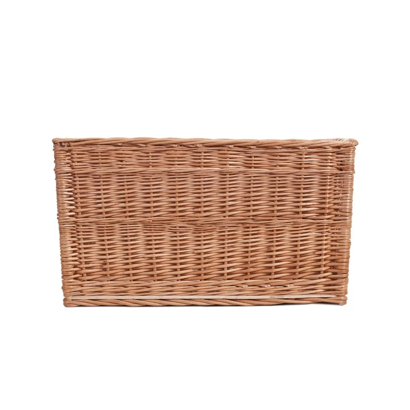 Cervus large rectangular storage basket, wicker display basket TheWickerStories
