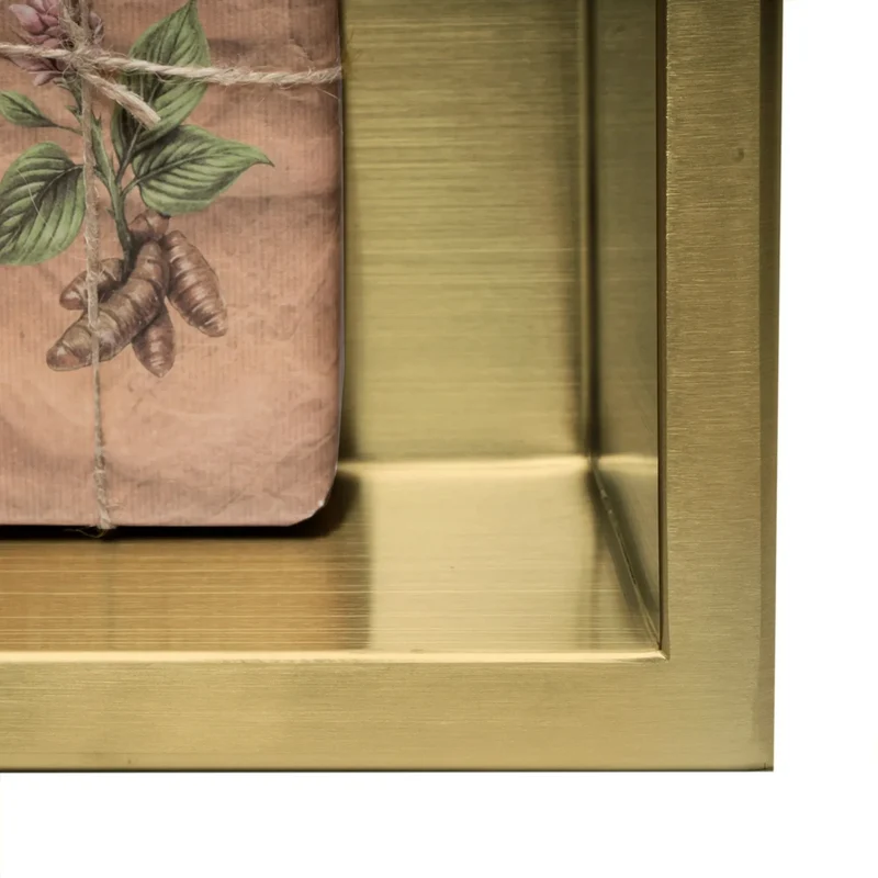 Unterputzregal Matt Gold 30x45cm