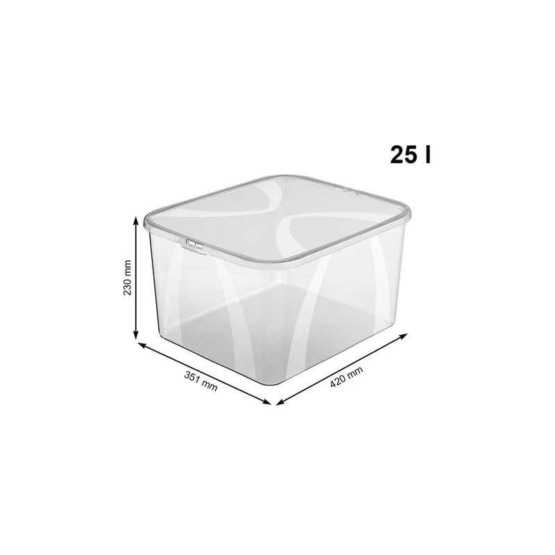 Box 25 l mit Deckel LONA