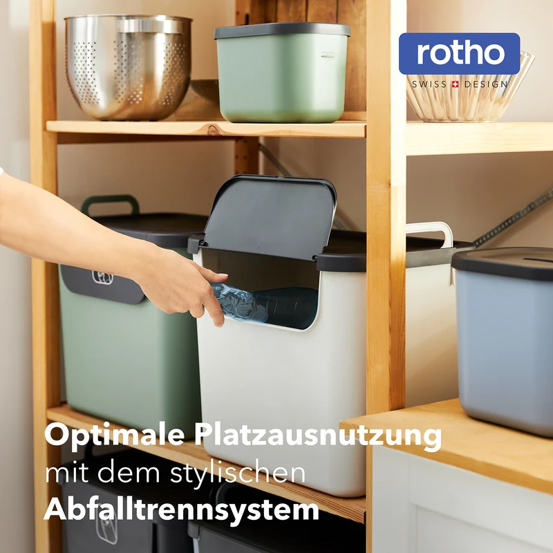 3er Set Recycling Müllsystem 30 L JIVE