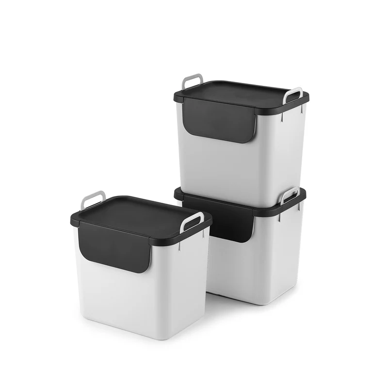 3er Set Recycling Müllsystem 30 L JIVE