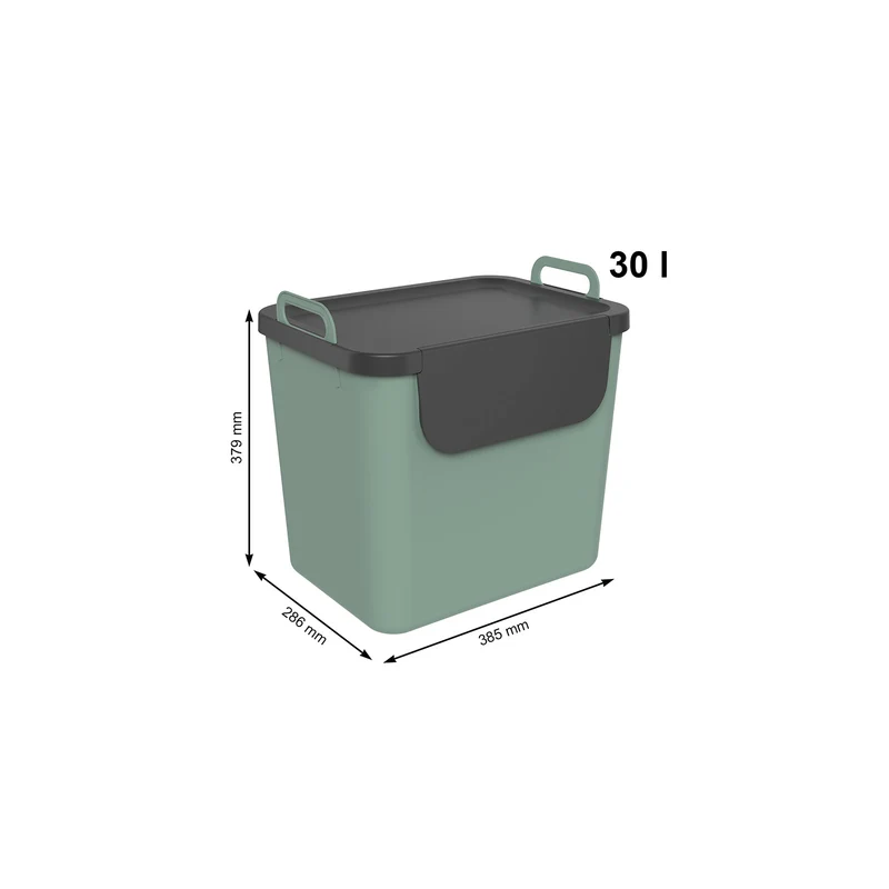 3er Set Recycling Müllsystem 30 L JIVE