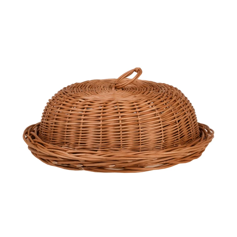 Linkus wicker bread box, bread basket, bread bin with lid TheWickerStories