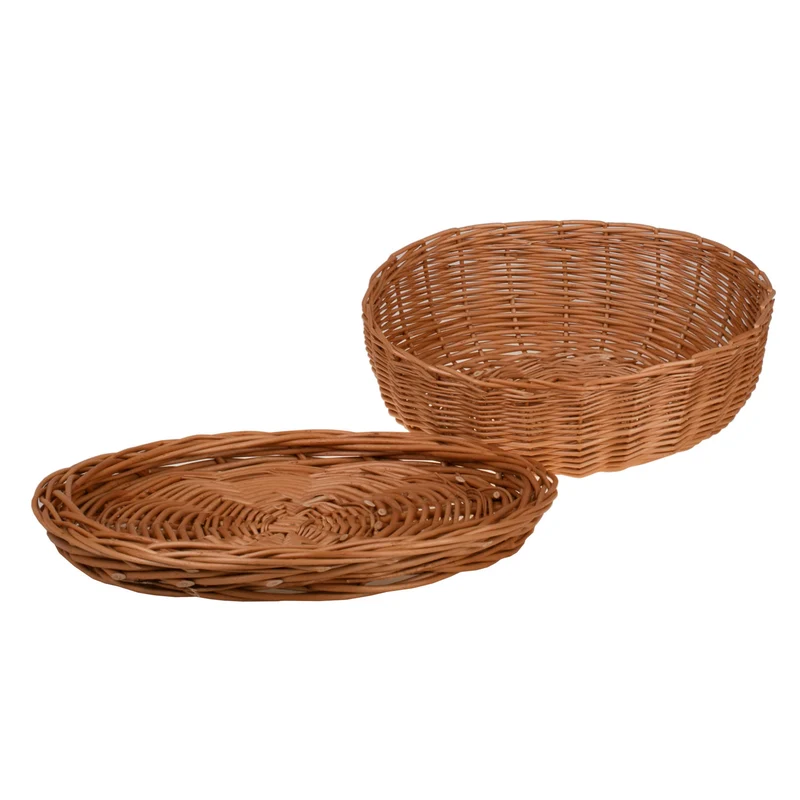 Linkus wicker bread box, bread basket, bread bin with lid TheWickerStories
