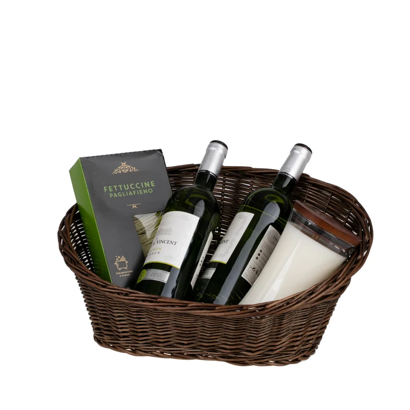 Taravia wicker gift basket, set of 2 pieces. TheWickerStories