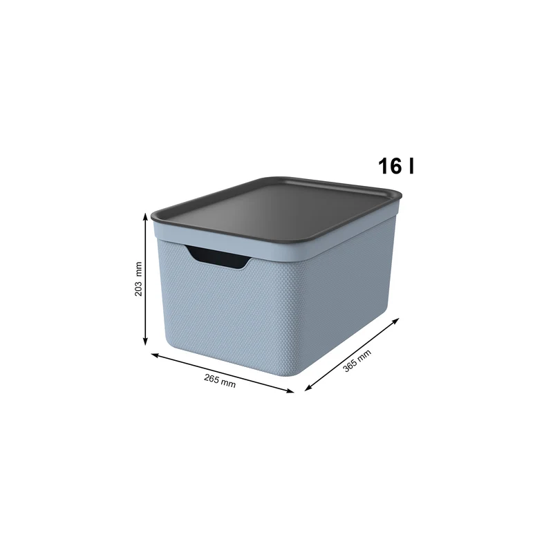 3er Set Dekobox mit Deckel DIN A4 JIVE