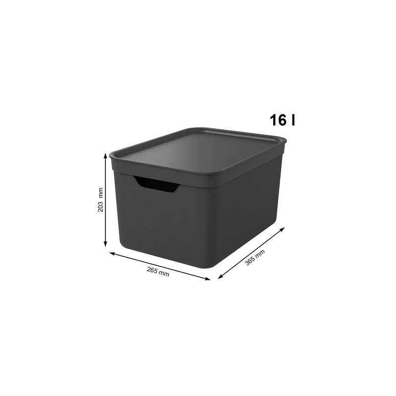 3er Set Dekobox mit Deckel DIN A4 JIVE