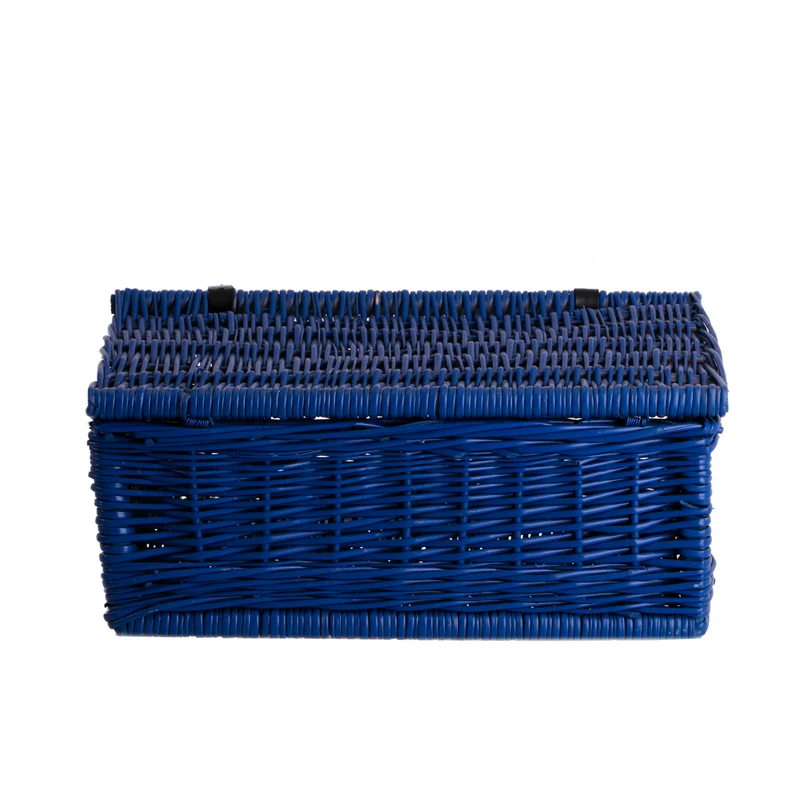 Viviana wicker suitcase with handle and clasp TheWickerStories