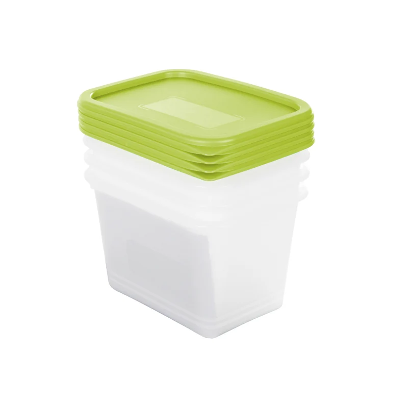 4er Set Gefrierdose 1 l DOMINO