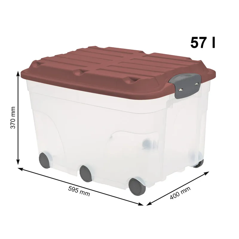 Rollbox mit Deckel 57 l ROLLER 6